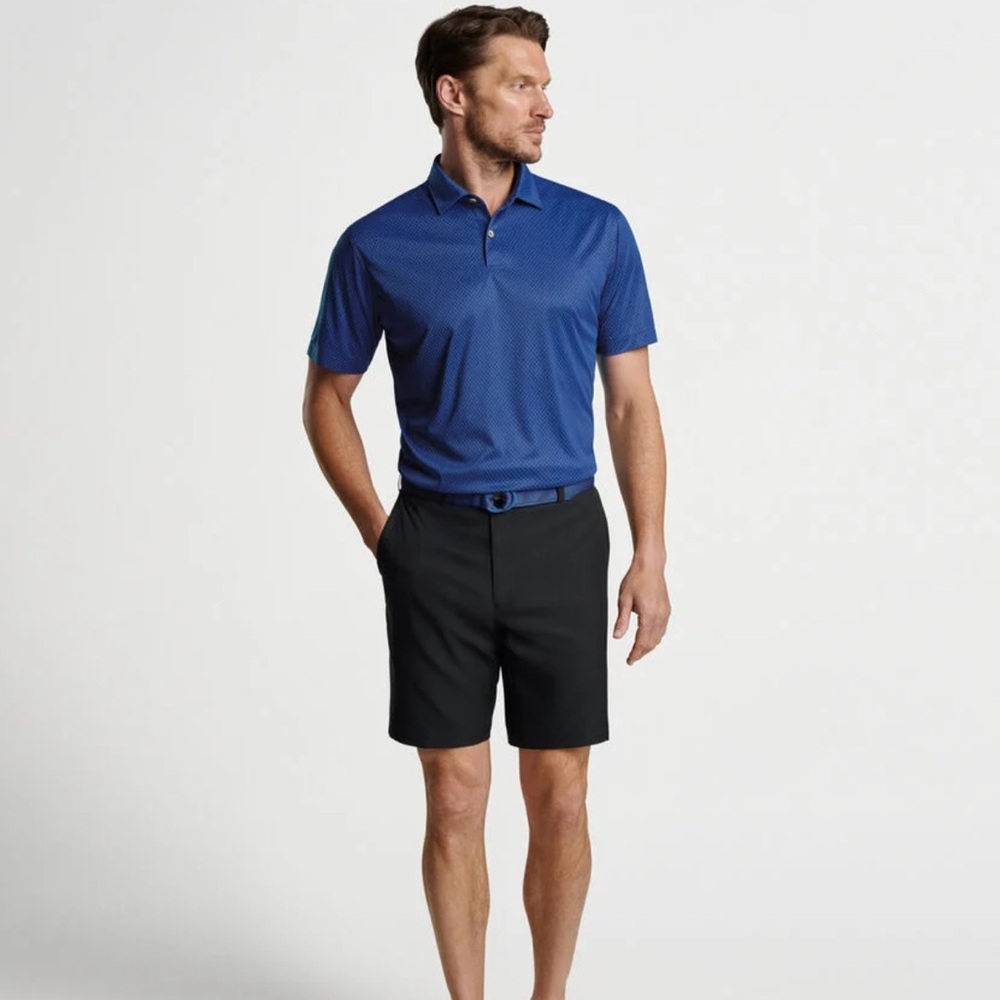 Peter Millar Crown Sport Salem Performance Short Black‎ 9” Inseam Size 42